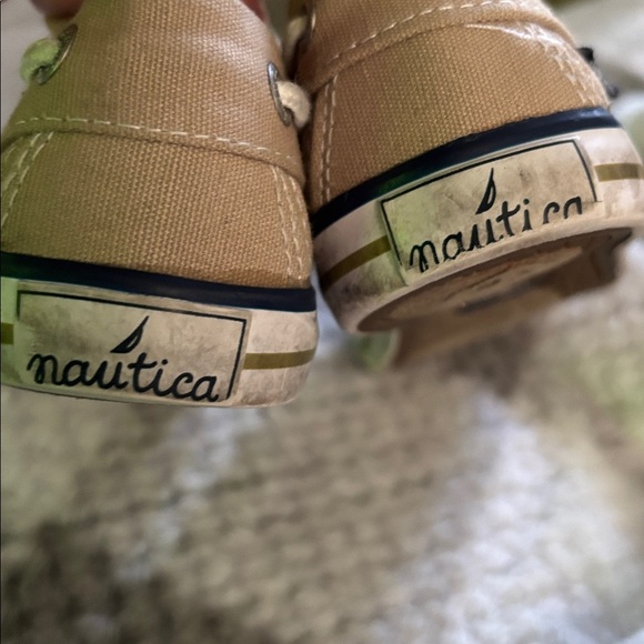 Nautica Beige Casual Boat Shoes - Picture 3 of 5
